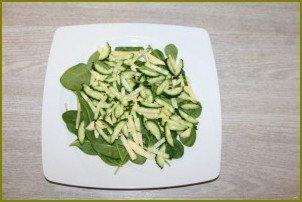 Диетический зелёный салат - фото шаг 5