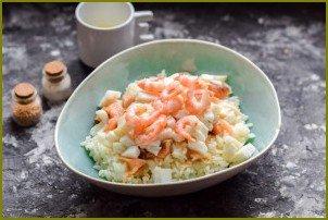 Салат с рисом и морепродуктами - фото шаг 5