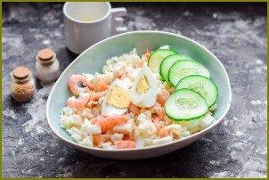 Салат с рисом и морепродуктами - фото шаг 6