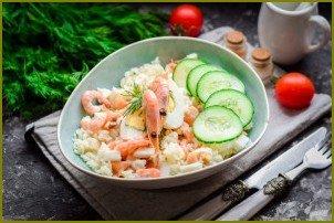 Салат с рисом и морепродуктами - фото шаг 7