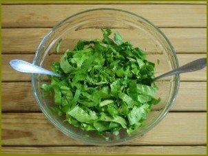 Салат зеленый - фото шаг 8