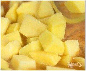 Хрустящий суп из картофеля с сухариками - фото шаг 6