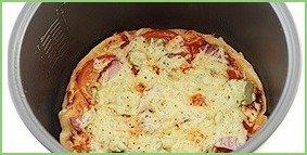Пицца с ветчиной в мультиварке - фото шаг 9