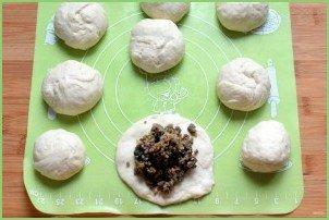 Пирожки с баклажанами, грибами и мясом - фото шаг 5