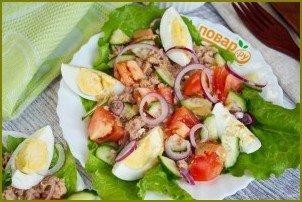 ПП салат с тунцом - фото шаг 3