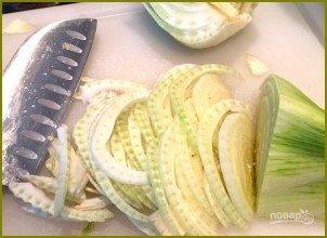 Салат с фенхелем, рукколой и апельсином - фото шаг 3