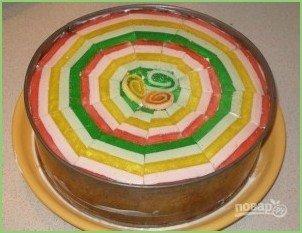 Бисквитный торт с мармеладом - фото шаг 11