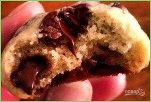 Быстрое песочное печенье с шоколадом - фото шаг 8