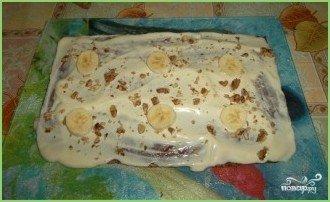 Торт на кефире со сметанным кремом - фото шаг 5