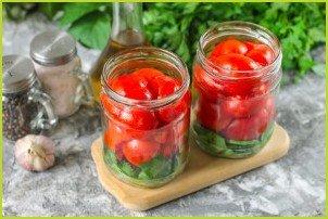 Резанные помидоры с маслом на зиму - фото шаг 3