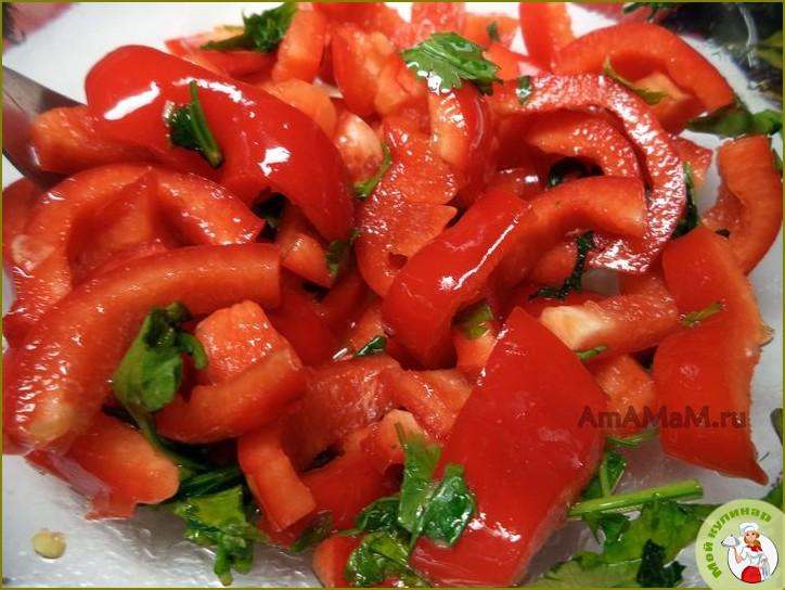 Салат из болгарского перца на зиму
