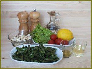 Салат из зеленой фасоли с орехами - фото шаг 1