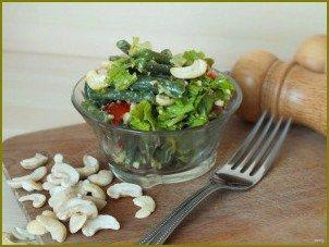 Салат из зеленой фасоли с орехами - фото шаг 4