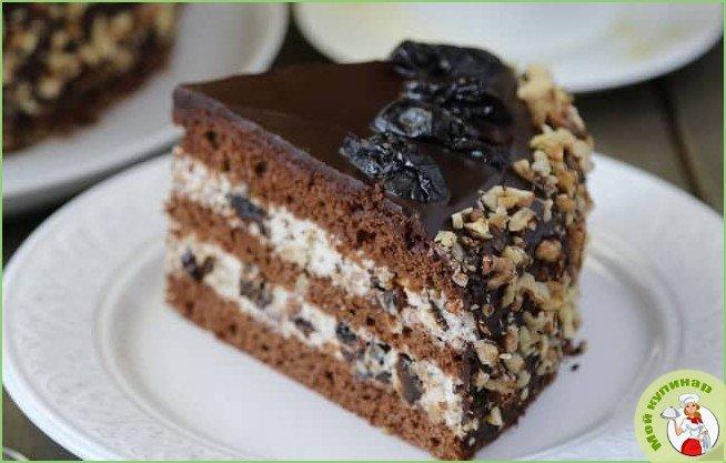 Шоколадно-ореховый торт (обалденный!)