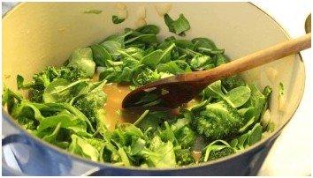 Суп-пюре из брокколи со шпинатом - фото шаг 3