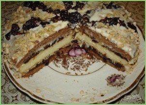 Бисквитный торт с черносливом - фото шаг 5