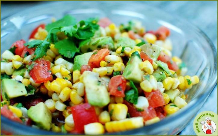 Овощной салат с кукурузой - фото шаг 1