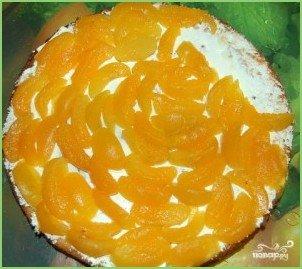 Торт с абрикосами - фото шаг 11