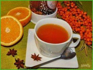 Чай с облепихой и апельсином - фото шаг 5