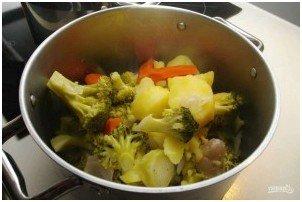 Овощной суп-пюре с брокколи - фото шаг 5