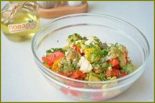 Салат из запечённых овощей - фото шаг 7