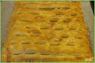 Слоеное бездрожжевое тесто с капустой - фото шаг 7