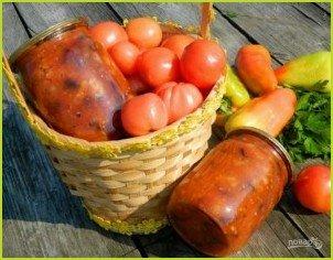 Баклажаны в томатах на зиму - фото шаг 8
