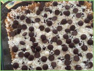 Пирог из крекеров со сгущенкой и шоколадом - фото шаг 8