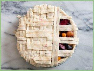 Праздничный пирог с фруктовой начинкой - фото шаг 3