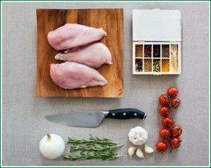 Рецепт шашлыка из курицы в чесночно-луковом маринаде