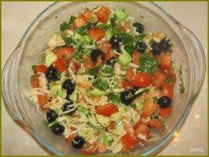 Салат из сыра и авокадо - фото шаг 8
