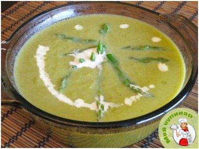 Суп из зеленой спаржи - фото шаг 1