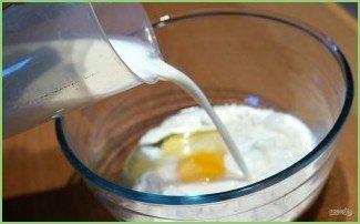 Тесто на блины на молоке - фото шаг 2