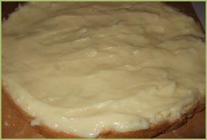 Бисквитный торт с заварным кремом - фото шаг 9