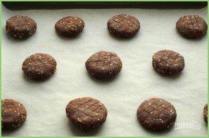 Песочное печенье с шоколадом и кунжутом - фото шаг 5