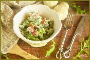 Салат из брокколи со сладкой заправкой - фото шаг 7