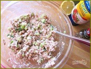 Салат из консервы тунца - фото шаг 4