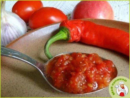 Аджика из болгарского перца без помидоров