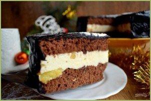 Бисквитный торт с творожным кремом - фото шаг 17