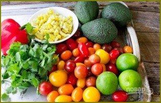 Быстрый овощной салат - фото шаг 1