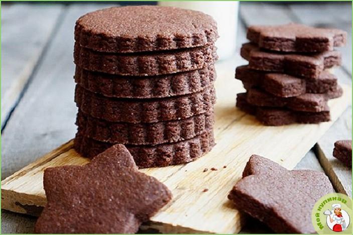 Двойное шоколадное печенье - фото шаг 1