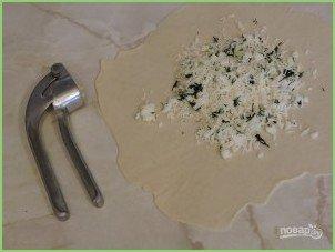 Лепешки с сыром на кефире на сковороде - фото шаг 9