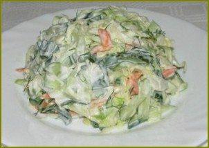 Салат из свежей зелени - фото шаг 3