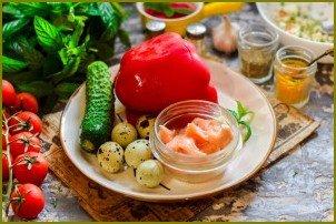 Салат с малосольной красной рыбой - фото шаг 1