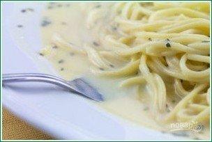 Белый соус к спагетти