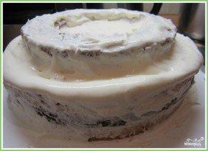 Бисквитный торт с вишней - фото шаг 10