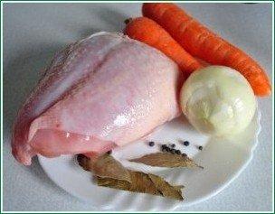 Фрикасе из курицы с овощами