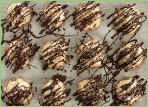 Кокосовое печенье с шоколадной глазурью - фото шаг 9