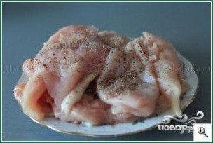 Куриные отбивные в панировочных сухарях