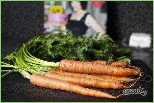 Морковные оладьи с сырным соусом - фото шаг 1
